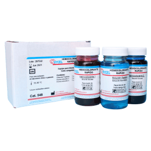 Hemocolorante rápido Hycel para análisis hematológicos